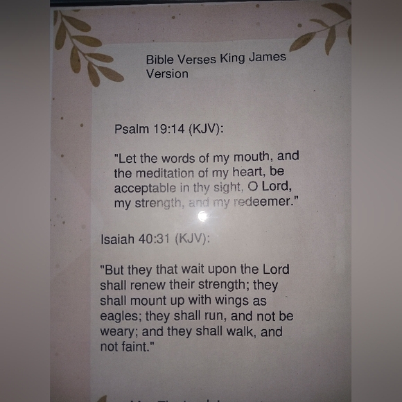 Bible Verses Picture Digital Art Print - Picture 3 of 4